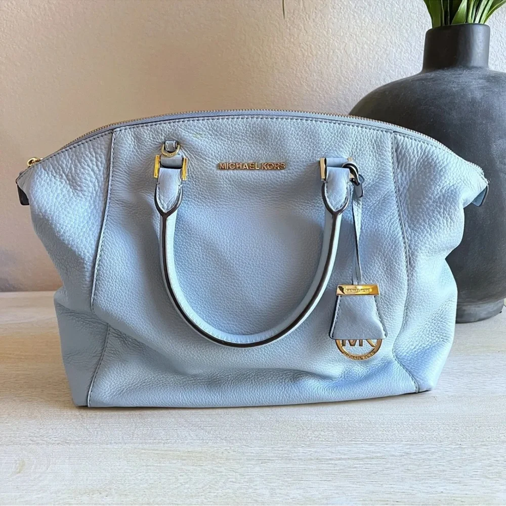 Michael Kors Large Riley Pebble Leather Purse